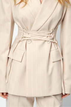 Брюки, жакет PiRS 5874 бежевый - фото 4