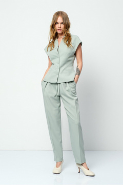 Брюки, жилет PiRS 5883 серо-мятный - фото 1