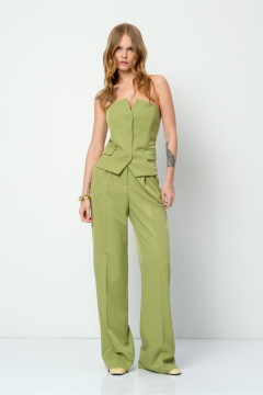 Брюки, жакет, топ PiRS 5890 лаймовый - фото 5