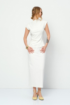 Блуза, юбка PiRS 5900 молочный - фото 3