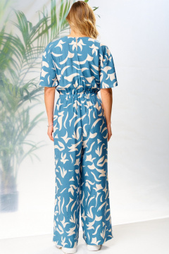 Комбинезон Laikony L-792 сине-голубой - фото 4