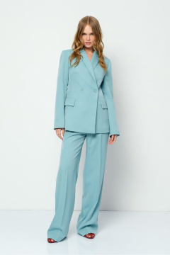 Брюки, жакет PiRS 5918 бирюза - фото 3