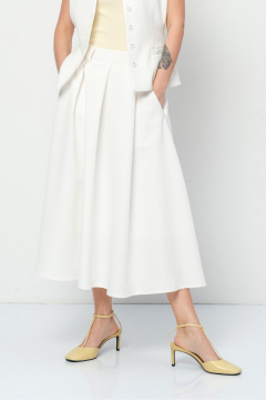 Жилет, юбка PiRS 5923 молочный - фото 4