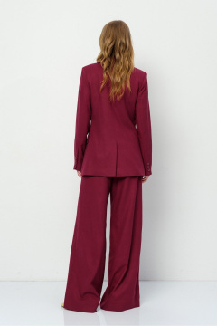 Брюки, жакет PiRS 5926 марсала - фото 4