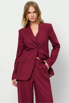 Брюки, жакет PiRS 5926 марсала - фото 3