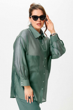 Рубашка SOVA 11278 зеленый - фото 5