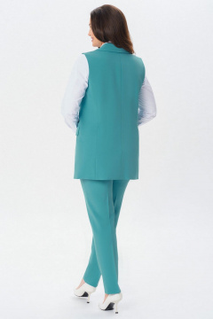 Брюки, жилет IVARI 20403/1 бирюзовый - фото 4