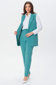 Брюки, жилет IVARI 20403/1 бирюзовый - фото 3