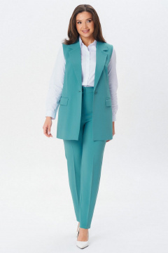 Брюки, жилет IVARI 20403/1 бирюзовый - фото 2