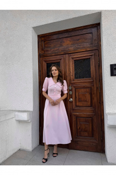 Платье THE.WOMAN 0288-2 розовый - фото 2