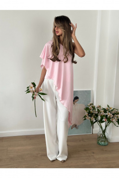 Блуза THE.WOMAN 0304 розовый - фото 4