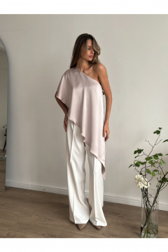 Блуза THE.WOMAN 0304 бежевый - фото 1