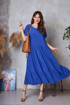 Платье Anastasia 1218 синий - фото 1