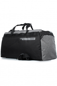 Сумка дорожная Galanteya 40022.25с395к45 черный/серый - фото 1