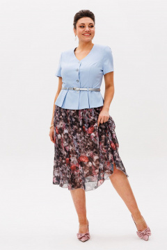 Жакет, юбка Anelli 1549 вода - фото 1