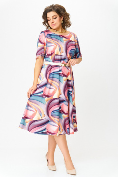 Платье Swallow 837.3 мультиколор - фото 3