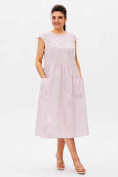 Платье Anelli 1059 помада - фото 1