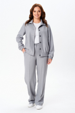 Брюки, жакет Liona Style 948 серый - фото 1
