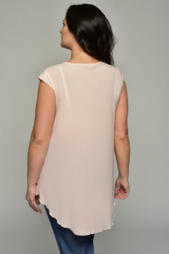 Блуза розовая из текстиля для ежедневного образа Медея и К 1939 - фото 2