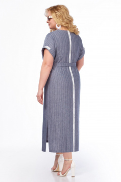 Платье БагираАнТа 1024 синий - фото 4