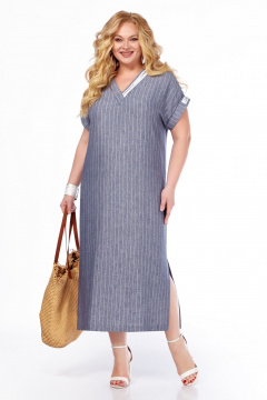 Платье БагираАнТа 1024 синий - фото 1