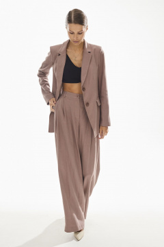 Брюки, жакет DAVA 2227  шоколад - фото 3