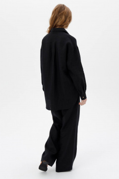 Рубашка Romgil РТ0095-ЛЕ4 черный - фото 2