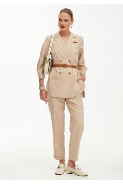 Брюки Твой имидж 2127 беж_полоска - фото 1