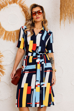 Платье AGATTI 5760 акварель - фото 5