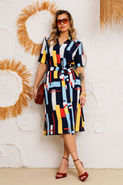 Платье AGATTI 5760 акварель - фото 4