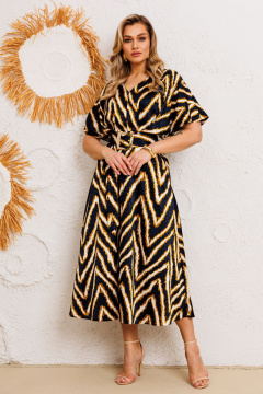 Платье AGATTI 5765 леопард - фото 1