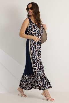 Платье Магия моды 2561 т/синий мультиколор - фото 2