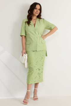 Жакет, юбка Магия моды 2570 лайм - фото 1