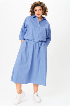 Блуза, юбка Aira Style 24121 голубой - фото 3