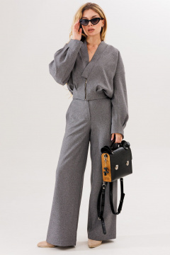 Бомбер Amberа Style 1108-3 серый - фото 2