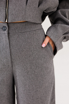 Бомбер, брюки Amberа Style 2119 серый - фото 5
