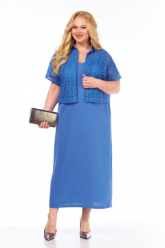 Жакет, сарафан Диомант 2056 голубой - фото 1