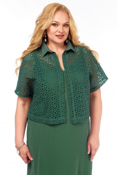 Жакет, сарафан Диомант 2056 зелень - фото 5