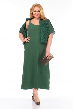 Жакет, сарафан Диомант 2056 зелень - фото 3