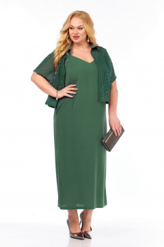 Жакет, сарафан Диомант 2056 зелень - фото 2