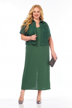 Жакет, сарафан Диомант 2056 зелень - фото 1