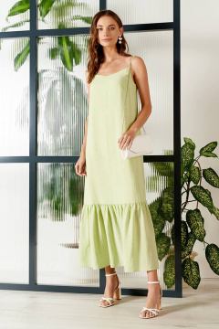 Платье Nelva 51361 салатовый - фото 1