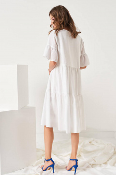 Платье Nelva 51454 белый - фото 5