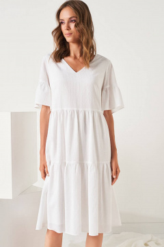Платье Nelva 51454 белый - фото 3