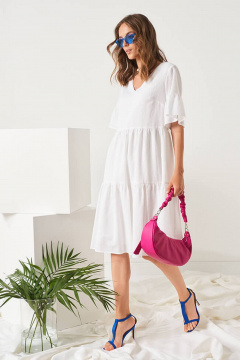 Платье Nelva 51454 белый - фото 1