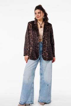 Жакет Anelli 1566 сумрачный_леопард - фото 4