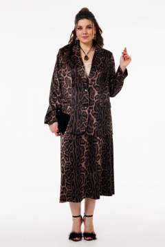 Жакет Anelli 1566 сумрачный_леопард - фото 2