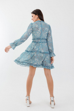 Платье Anelli 1580 голубая_лагуна - фото 4