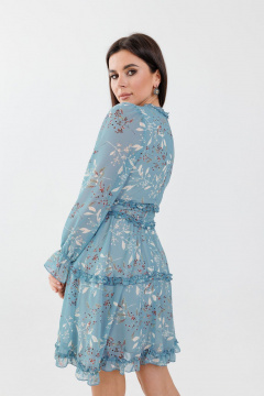 Платье Anelli 1580 голубая_лагуна - фото 3
