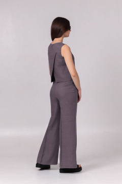 Брюки, топ Соджи 619 слива - фото 2